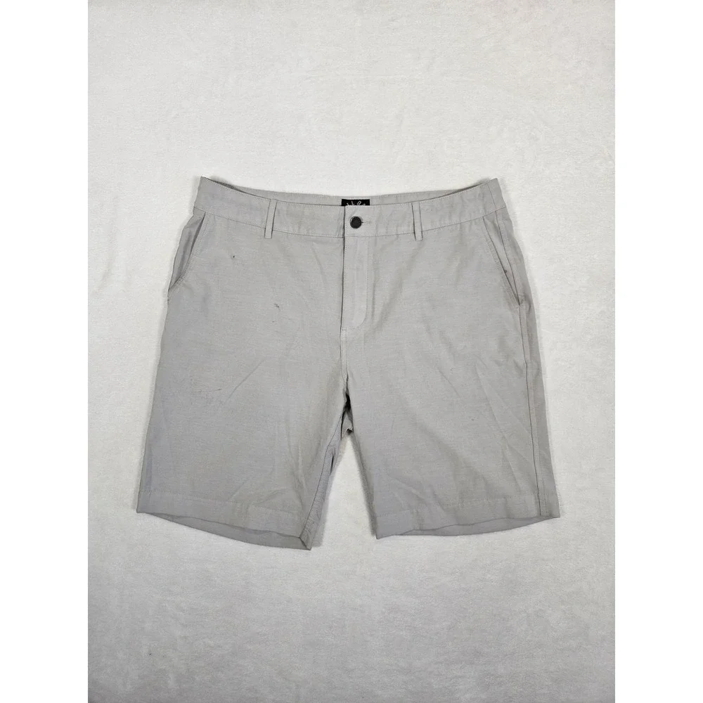 Faherty Men's All Day Shorts Gray Sz 36‎ Pockets Dri Fit